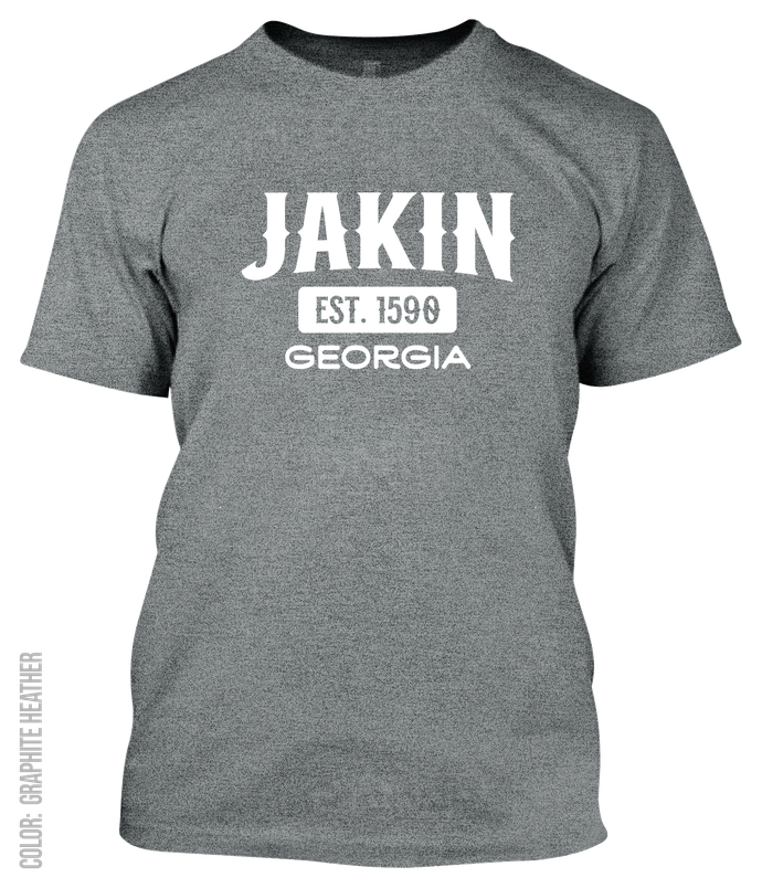 Jakin, Georgia Athletic T-Shirt
