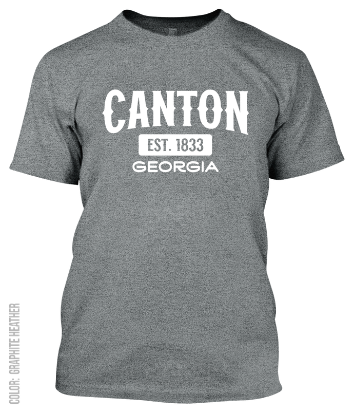 Canton, Georgia Athletic T-Shirt