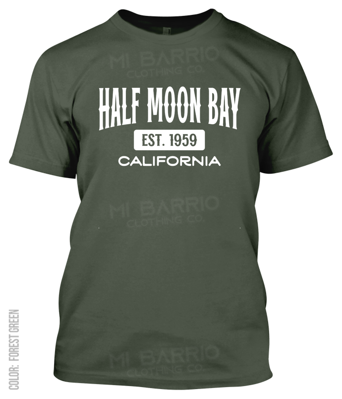 Half Moon Bay, California Athletic T-Shirt