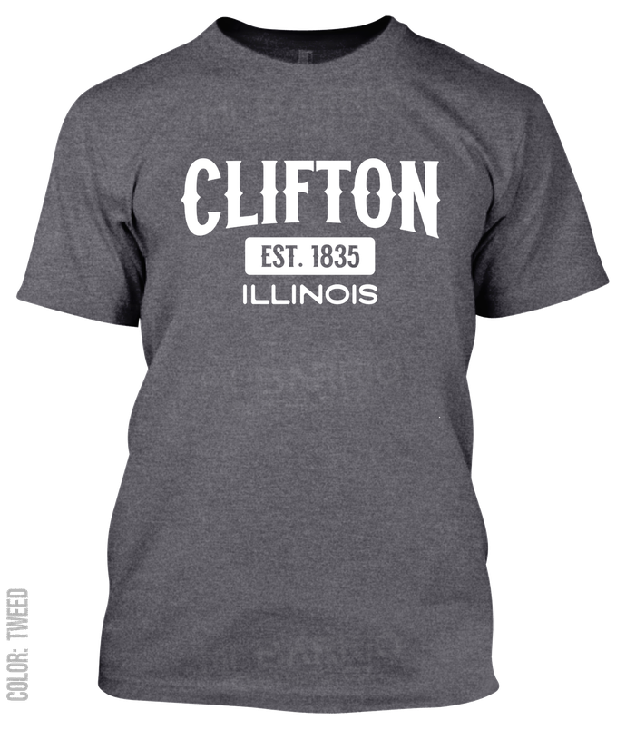 Clifton, Illinois Athletic T-Shirt