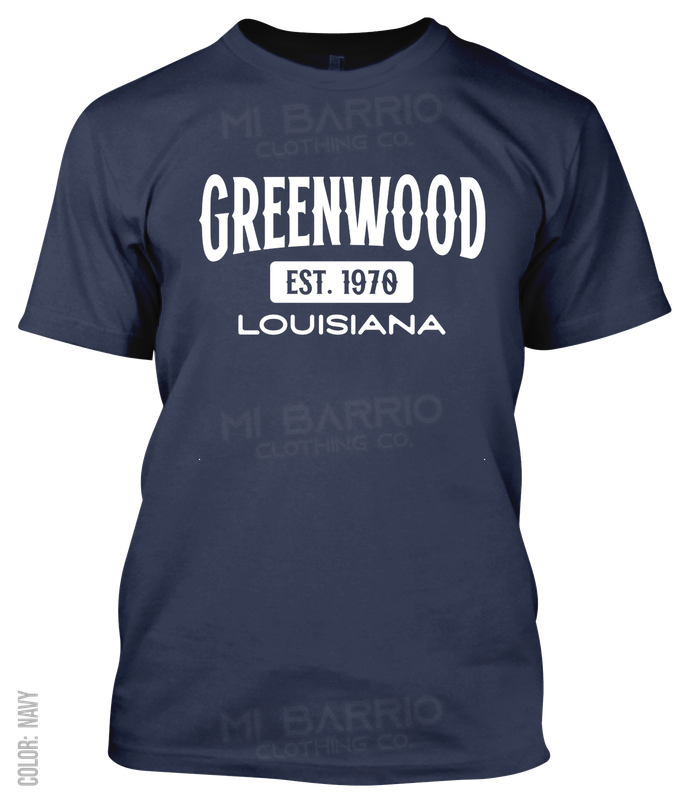 Greenwood, Louisiana Athletic T-Shirt
