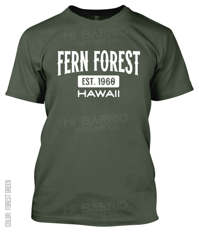 Fern Forest, Hawaii Athletic T-Shirt