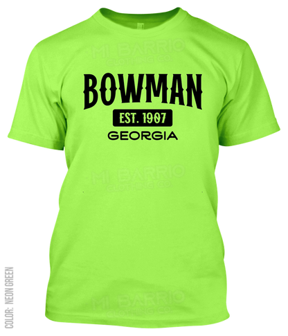 Bowman, Georgia Athletic T-Shirt