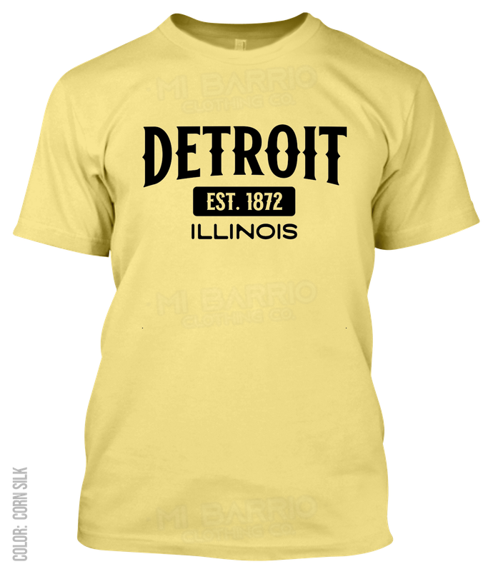 Detroit, Illinois Athletic T-Shirt