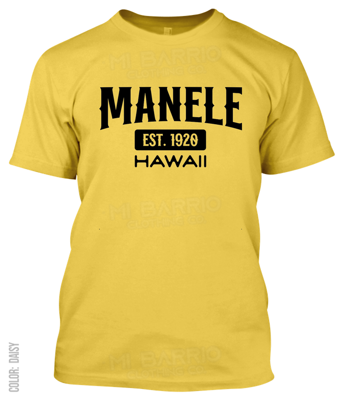 Manele, Hawaii Athletic T-Shirt