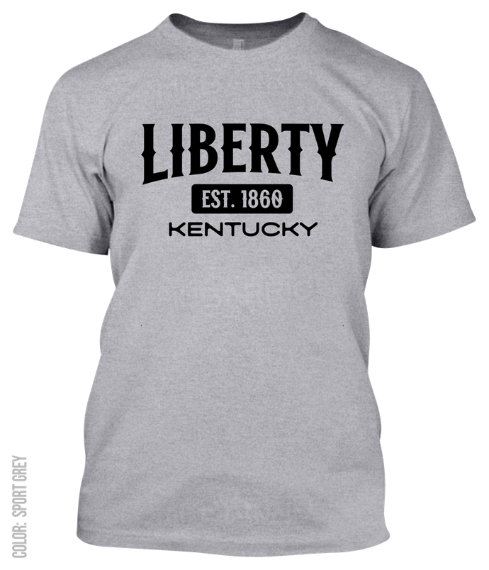 Liberty, Kentucky Athletic T-Shirt