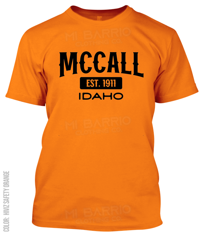 Mccall, Idaho Athletic T-Shirt