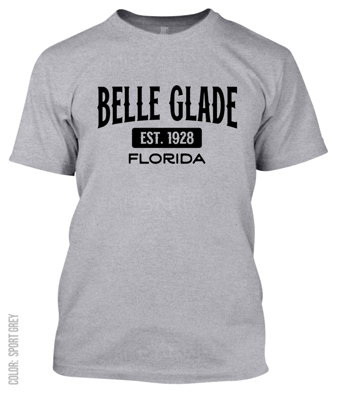 Belle Glade, Florida Athletic T-Shirt