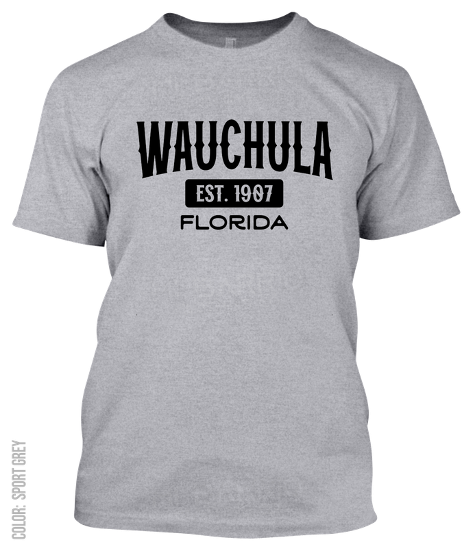 Wauchula, Florida Athletic T-Shirt