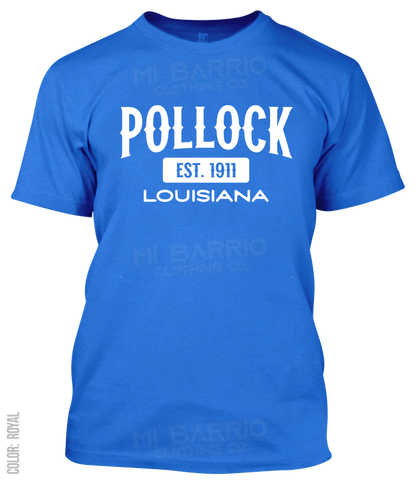 Pollock, Louisiana Athletic T-Shirt
