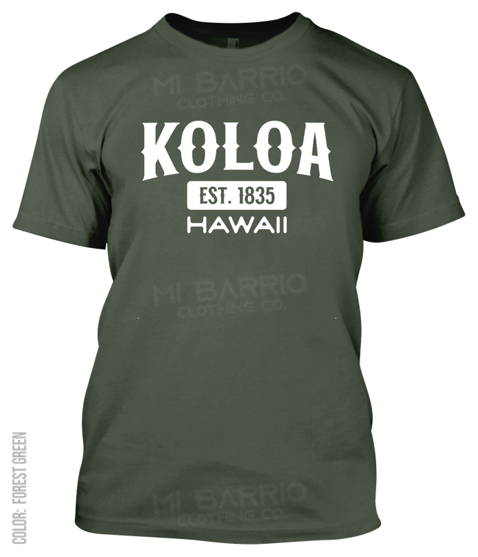 Koloa, Hawaii Athletic T-Shirt