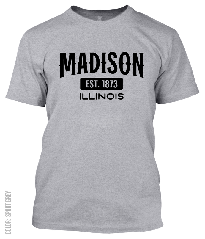 Madison, Illinois Athletic T-Shirt