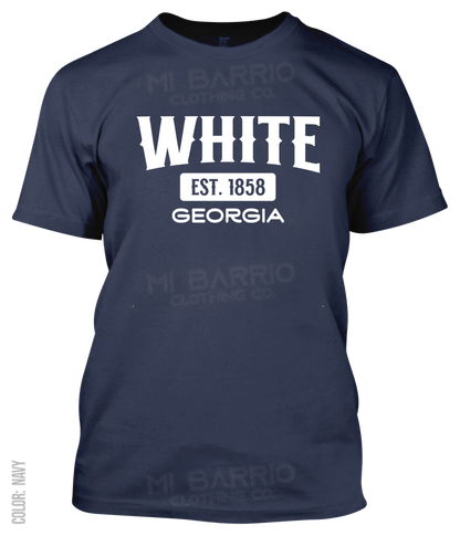White, Georgia Athletic T-Shirt