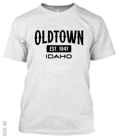 Oldtown, Idaho Athletic T-Shirt