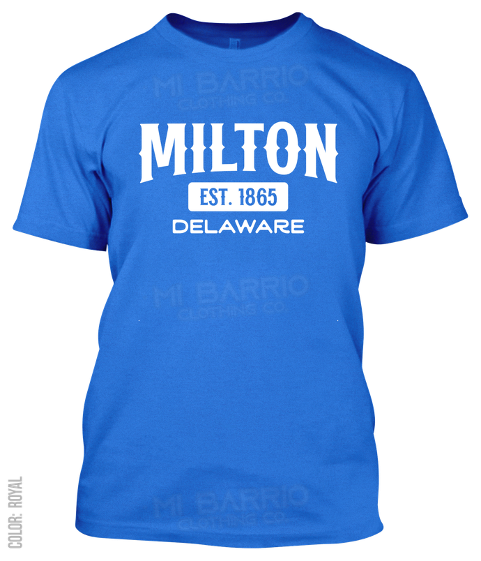 Milton, Delaware Athletic T-Shirt