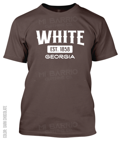 White, Georgia Athletic T-Shirt