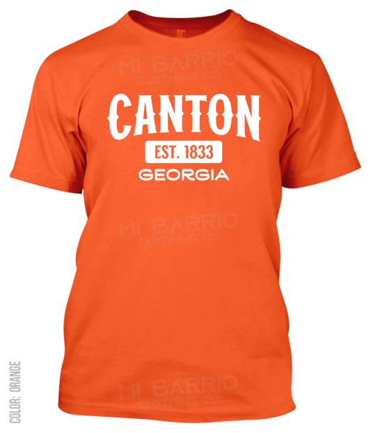 Canton, Georgia Athletic T-Shirt