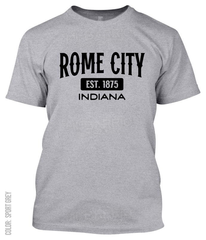 Rome City, Indiana Athletic T-Shirt