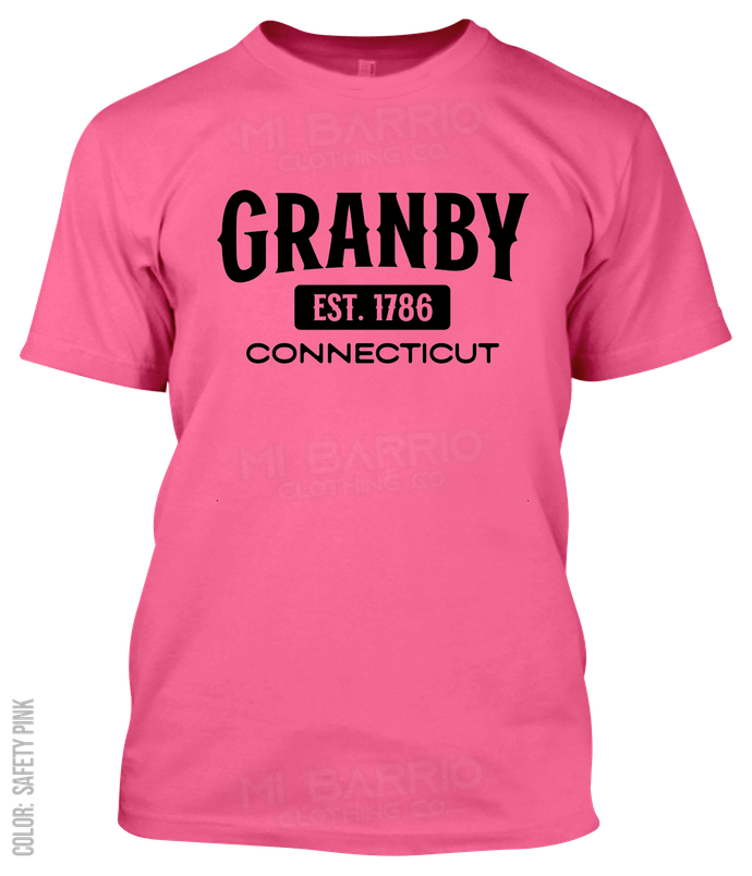Granby, Connecticut Athletic T-Shirt
