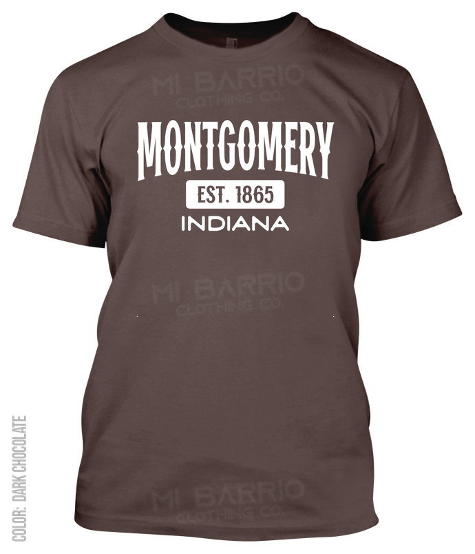 Montgomery, Indiana Athletic T-Shirt
