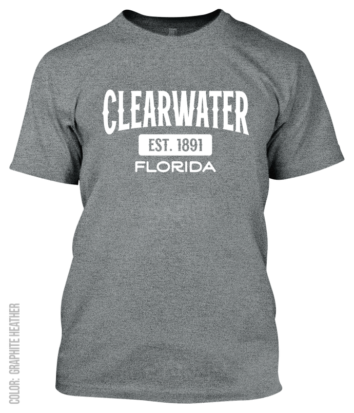 Clearwater, Florida Athletic T-Shirt