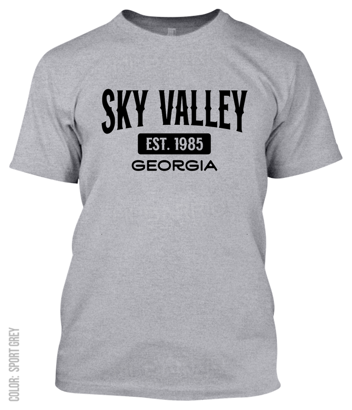 Sky Valley, Georgia Athletic T-Shirt