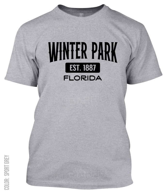Winter Park, Florida Athletic T-Shirt