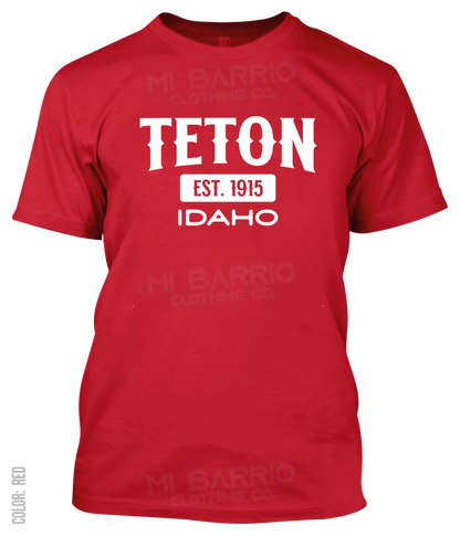 Teton, Idaho Athletic T-Shirt