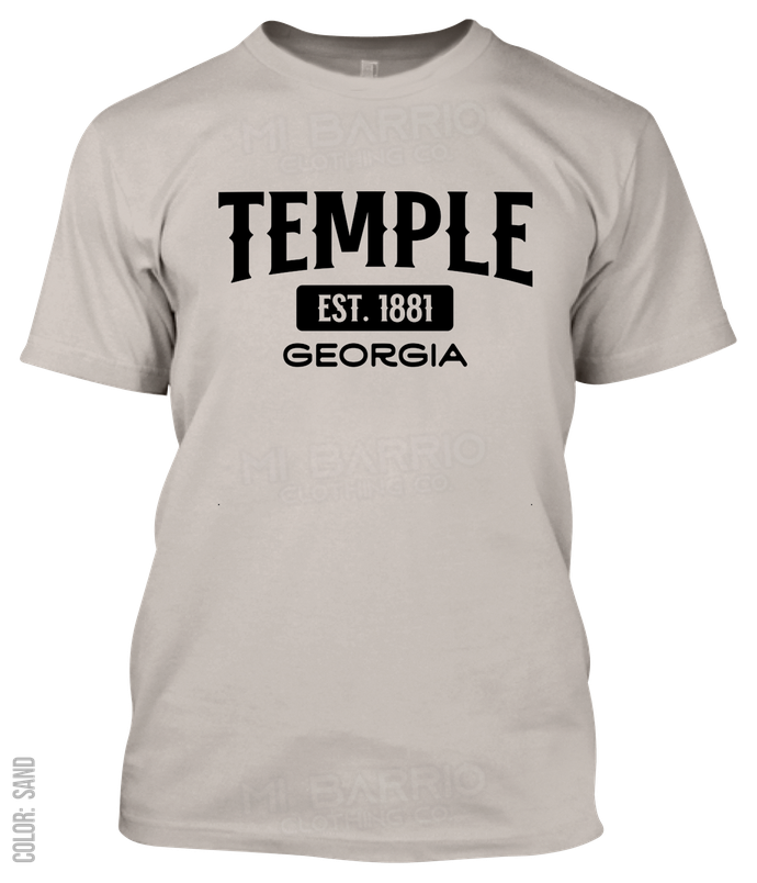 Temple, Georgia Athletic T-Shirt