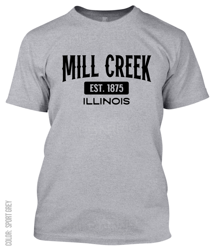 Mill Creek, Illinois Athletic T-Shirt