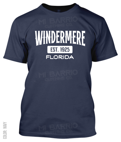 Windermere, Florida Athletic T-Shirt