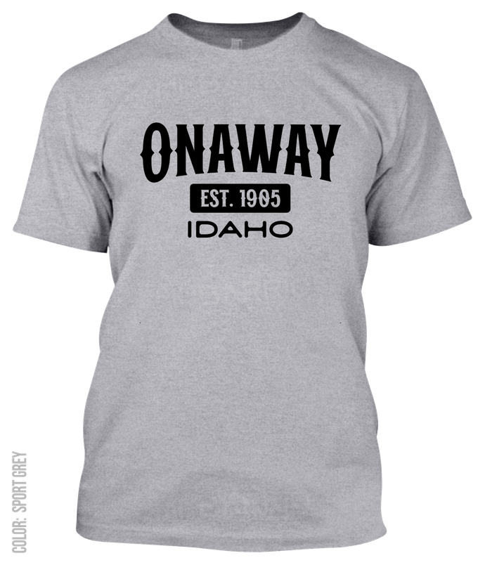 Onaway, Idaho Athletic T-Shirt