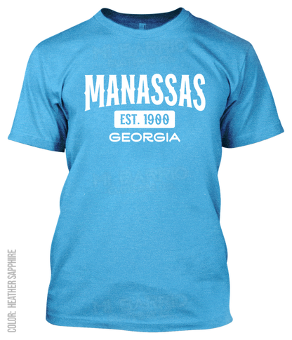 Manassas, Georgia Athletic T-Shirt