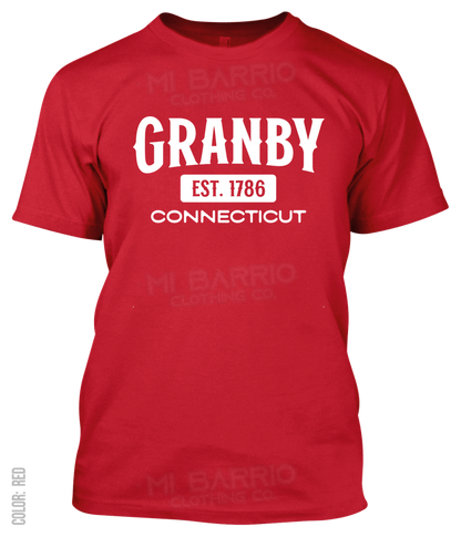 Granby, Connecticut Athletic T-Shirt