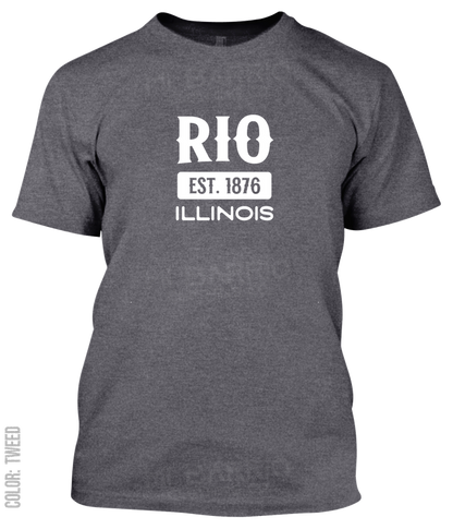 Rio, Illinois Athletic T-Shirt