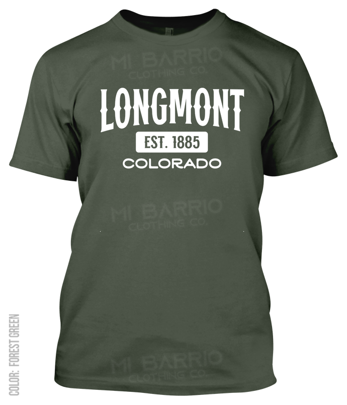 Longmont, Colorado Athletic T-Shirt