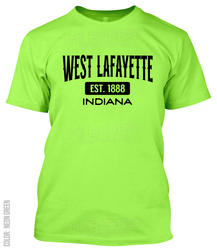 West Lafayette, Indiana Athletic T-Shirt
