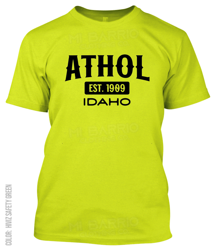 Athol, Idaho Athletic T-Shirt