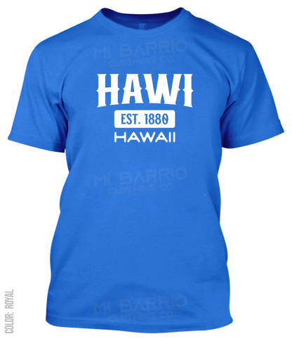 Hawi, Hawaii Athletic T-Shirt