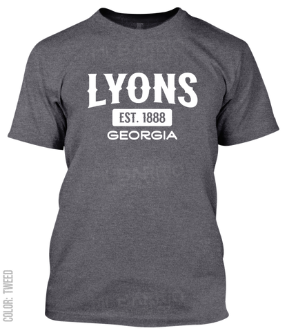 Lyons, Georgia Athletic T-Shirt
