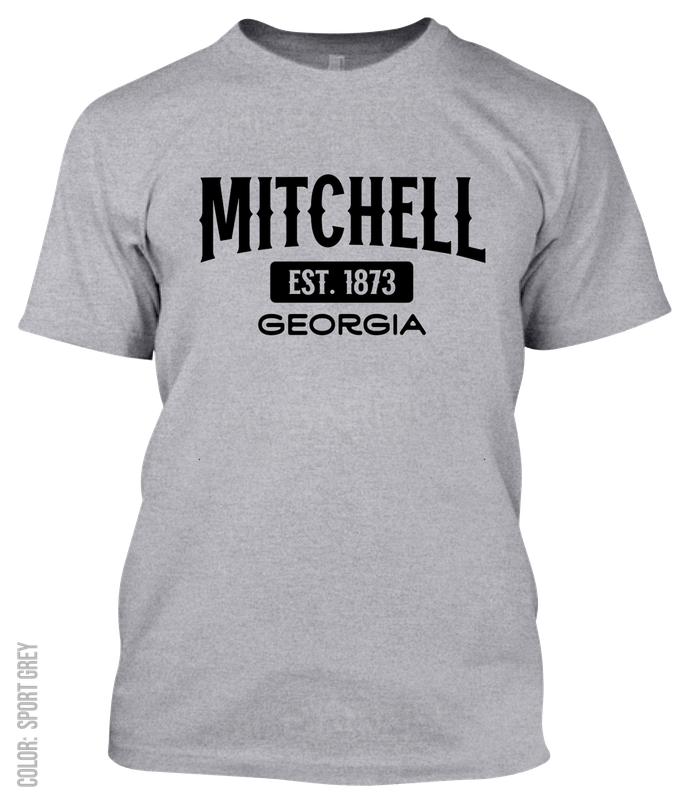 Mitchell, Georgia Athletic T-Shirt