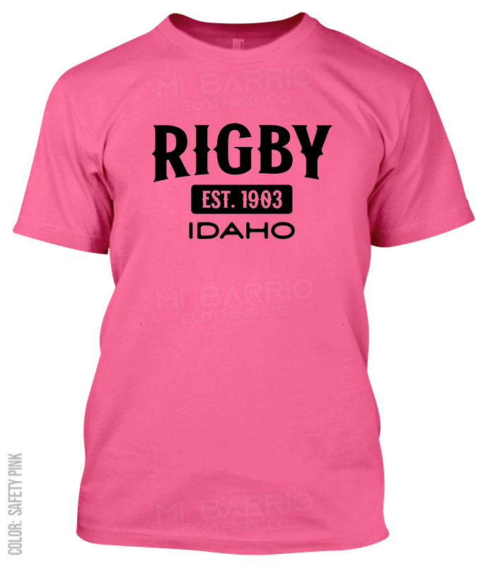 Rigby, Idaho Athletic T-Shirt