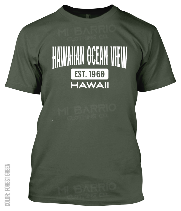 Hawaiian Ocean View, Hawaii Athletic T-Shirt
