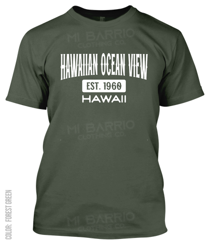 Hawaiian Ocean View, Hawaii Athletic T-Shirt