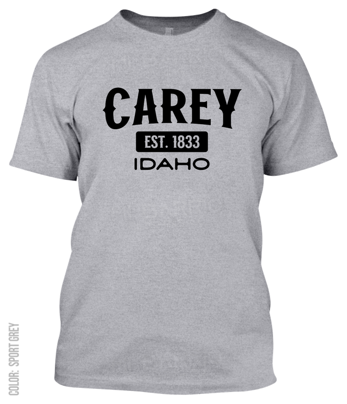 Carey, Idaho Athletic T-Shirt