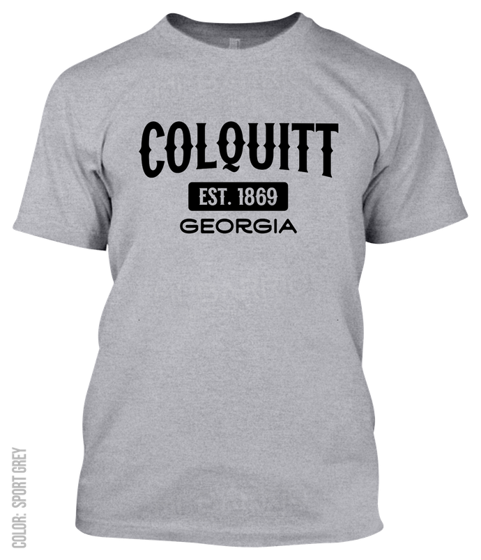 Colquitt, Georgia Athletic T-Shirt