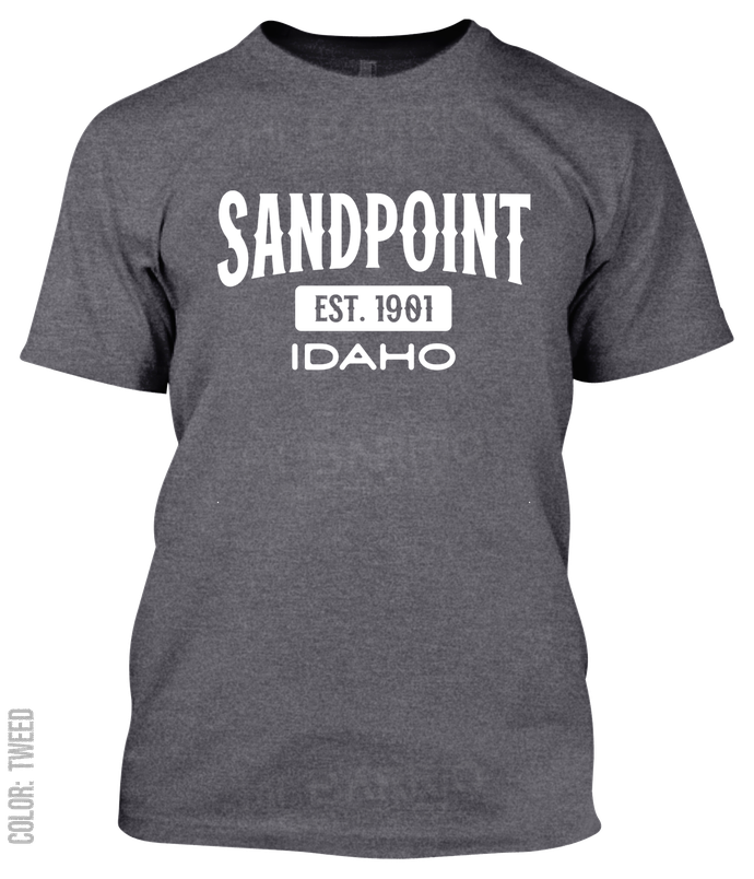 Sandpoint, Idaho Athletic T-Shirt