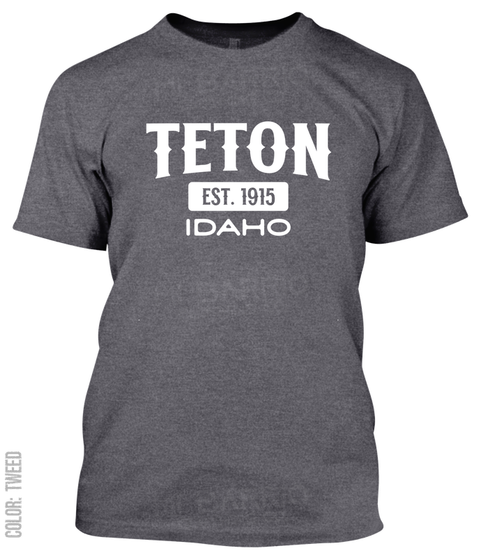 Teton, Idaho Athletic T-Shirt