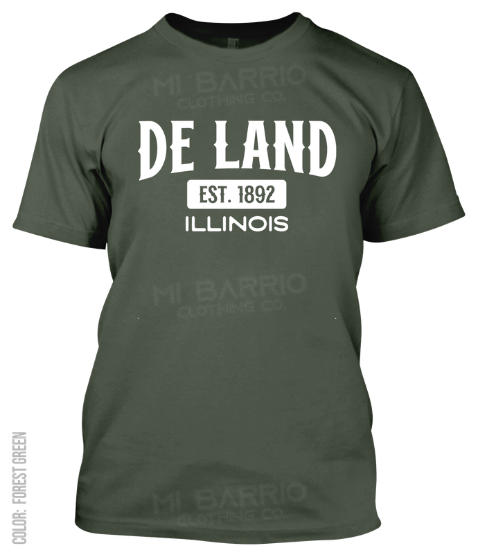 De Land, Illinois Athletic T-Shirt