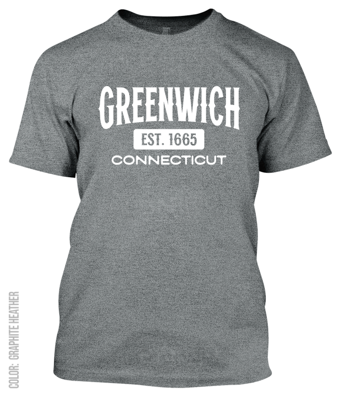Greenwich, Connecticut Athletic T-Shirt
